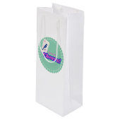 Mahjong Hostess Wijn Cadeautas (Voorkant Gekanteld)