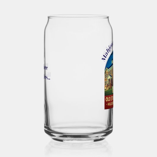 Mahjong in the Gap - Beverage Glass Blikvorm Glas (Rechts)