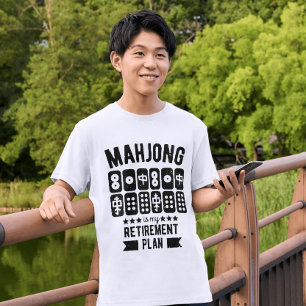 Mahjong is mijn pensioenplan   Funny mahjong T-shirt