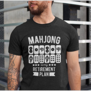Mahjong is mijn pensioenplan t-shirt