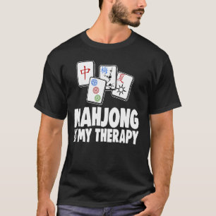 Mahjong is mijn Therapy T-shirt Vrouwen Game Lover