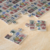 Mahjong Jigzaag Puzzle Legpuzzel (Zijkant)