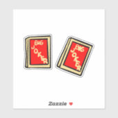 Mahjong Joker Tegel Stickers (Vel)