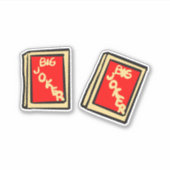 Mahjong Joker Tegel Stickers (Voorkant)