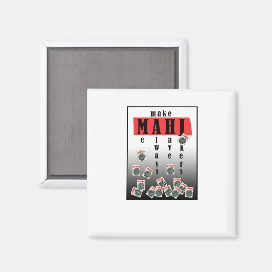 mahjong jokers logo magneet (Voorkant / Achterkant)