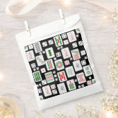 Mahjong kaarten spel dobbelstenen bedankzakje (Geknipt)