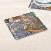 Mahjong Kartonnen Onderzetters (Schuin)