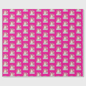 Mahjong kat kreeg tsumo /Fu_mahjong winnaar Cadeaupapier (Vlak)