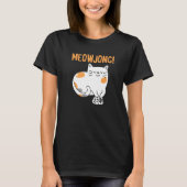 Mahjong Kat Speler Bordspel Mah Jong China Soli T-shirt (Voorkant)