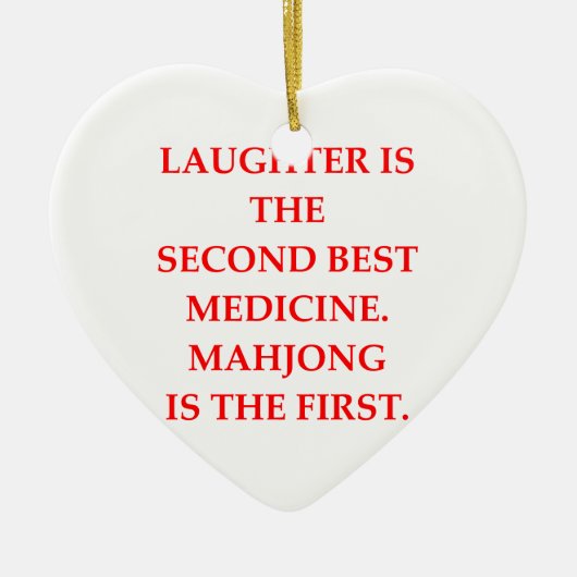 mahjong keramisch ornament (Voorkant)