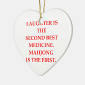 mahjong keramisch ornament (Links)