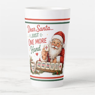 Mahjong Kerst Humor Latte Mok