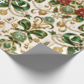 Mahjong Kerstmis Cadeaupapier (Hoek)
