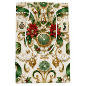 Mahjong Kerstmis Medium Cadeauzakje (Voorkant)