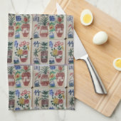 Mahjong Kitchen Hand Towel Theedoek (Quarter Fold)