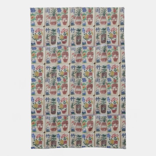 Mahjong Kitchen Hand Towel Theedoek (Verticaal)