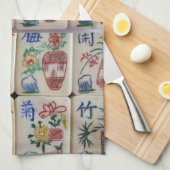 Mahjong Kitchen Hand Towel Theedoek (Quarter Fold)