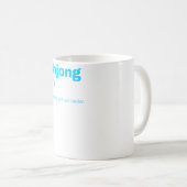 Mahjong Koffiemok (Voorkant rechts)