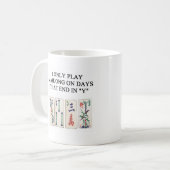 mahjong koffiemok (Voorkant links)