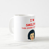 mahjong koffiemok (Voorkant links)