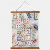 Mahjong Kunst Hangend Wandkleed (Voorkant)