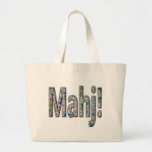 Mahjong Large Tote Bag - Mahj! (Voorkant)