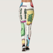 Mahjong Leggingen Leggings (Achterkant)