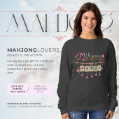 Mahjong-liefhebbers Dames Basic Trui