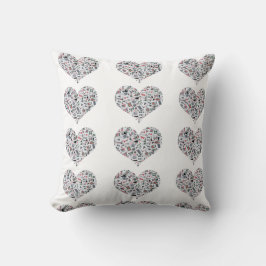 Mahjong Love Throw Pillow - Two Sided Kussen