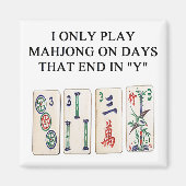 mahjong lover magneet (Voorkant)