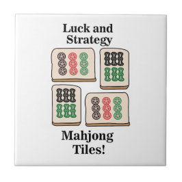 Mahjong Luck Strategie Speler Fans Tegeltje