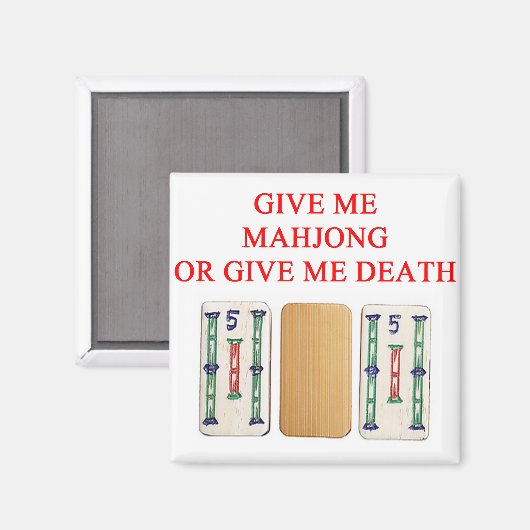 MAHJONG MAGNEET (Voorkant / Achterkant)