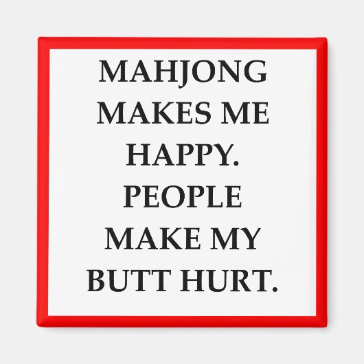 MAHJONG MAGNEET (Voorkant)