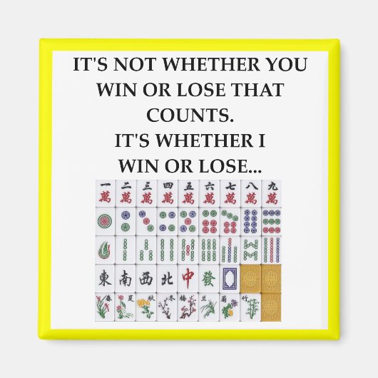 mahjong magneet (Voorkant)