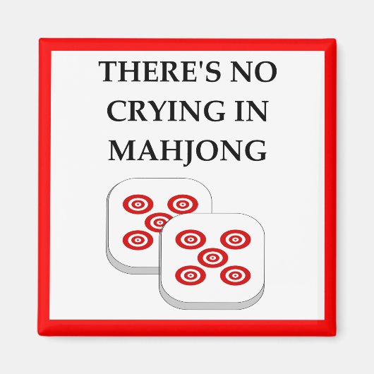 MAHJONG MAGNEET (Voorkant)