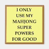 MAHJONG MAGNEET (Voorkant)