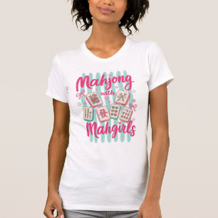 Mahjong, Mahjong Met Mahgirls, Zomer Spelletjes Na T-shirt