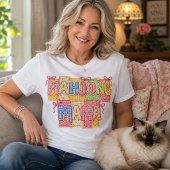 Mahjong Mama in namaak patchwork Tri-Blend Shirt
