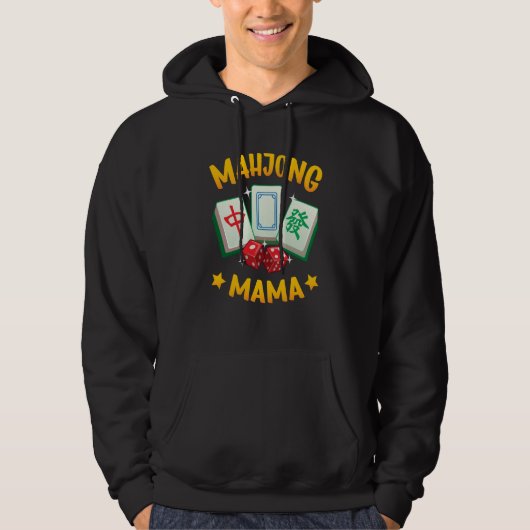 Mahjong Mama Mah Jonng Tiles and Dice Women Hoodie (Voorkant)