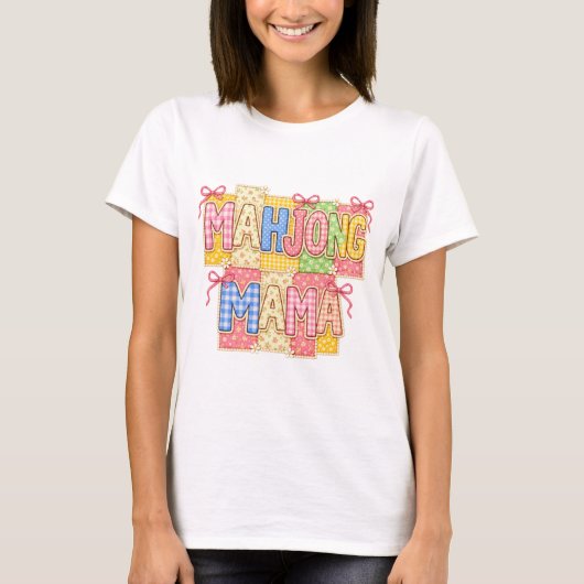 Mahjong Mama T-shirt (Voorkant)