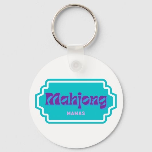 Mahjong Mamas Sleutelhanger (Voorkant)