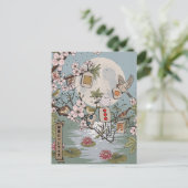 Mahjong Maneschijn Briefkaart (Staand voorkant)