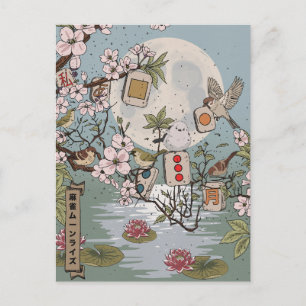 Mahjong Maneschijn Briefkaart