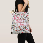 Mahjong Master Aangepaste naam Tote Bag (Dichtbij)