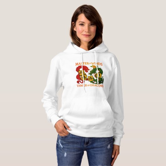Mahjong - Master of Winds & Tamer of Dragons Hoodie (Voorkant volledig)