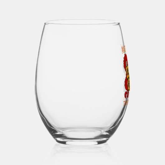 Mahjong Master of Winds & Tamer of Dragons Wijnglas Zonder Voet (Rechts)