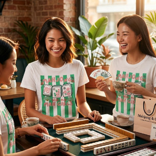 Mahjong Met Mijn Mah Meisjes , Schattig Mahjong T-shirt