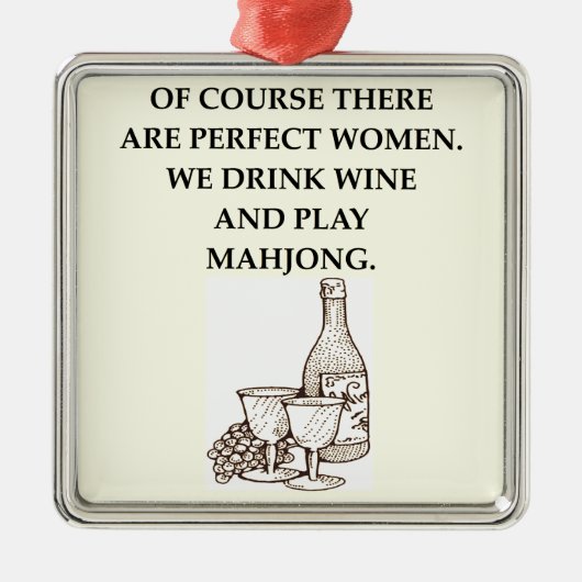 MAHJONG METALEN ORNAMENT (Voorkant)