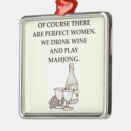 MAHJONG METALEN ORNAMENT (Links)
