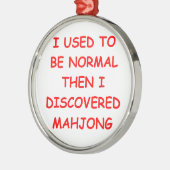 mahjong metalen ornament (Links)
